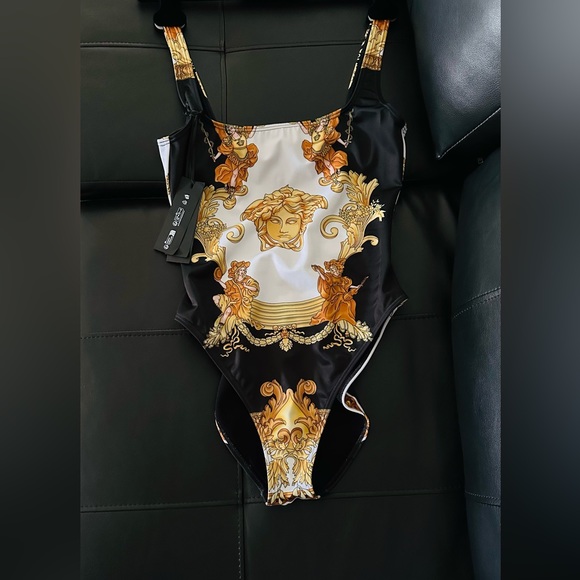 Versace Baroque Print Medusa Head One Piece Swimsuit.Brand New with tag. - Picture 6 of 13